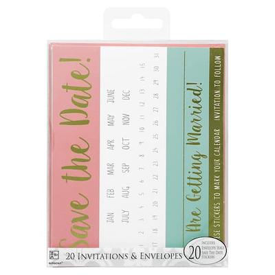 Save the Date Value ct Invitation Kit By Amscan